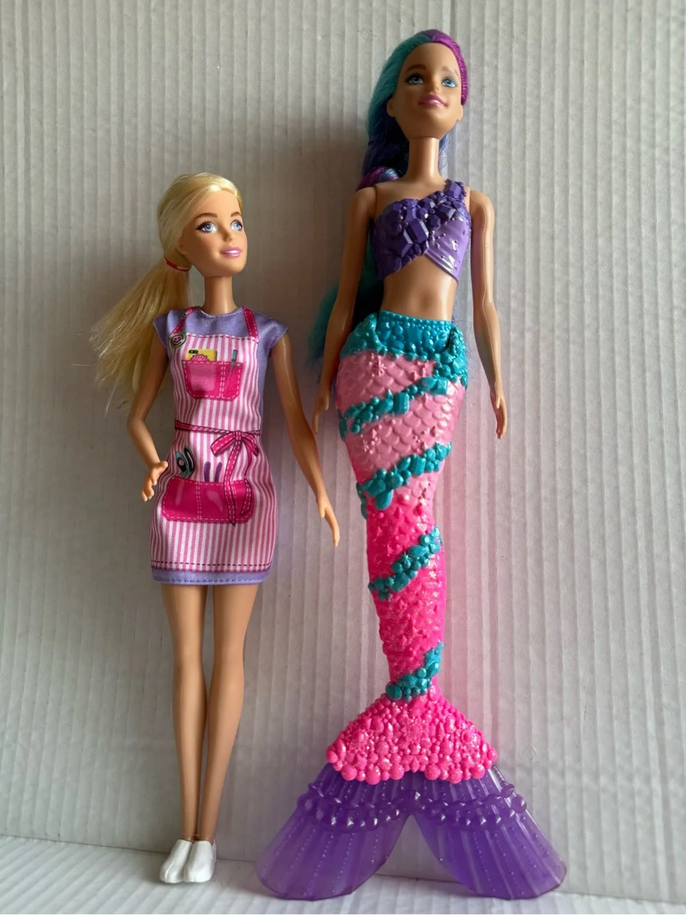 Barbie Mermaid Doll with Purple Top and Pink, Teal & Purple Tail Barbie Florist
